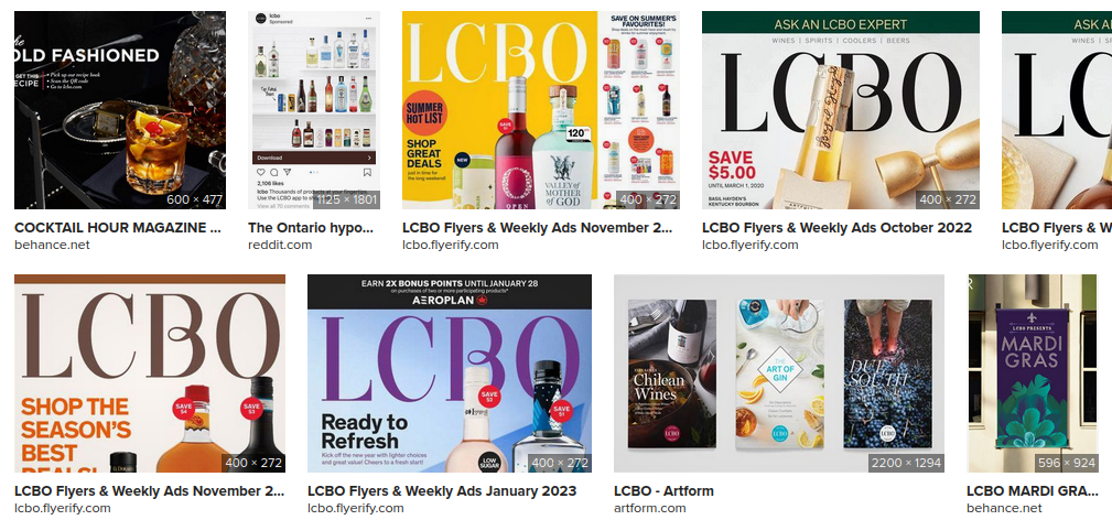 LCBO advertising