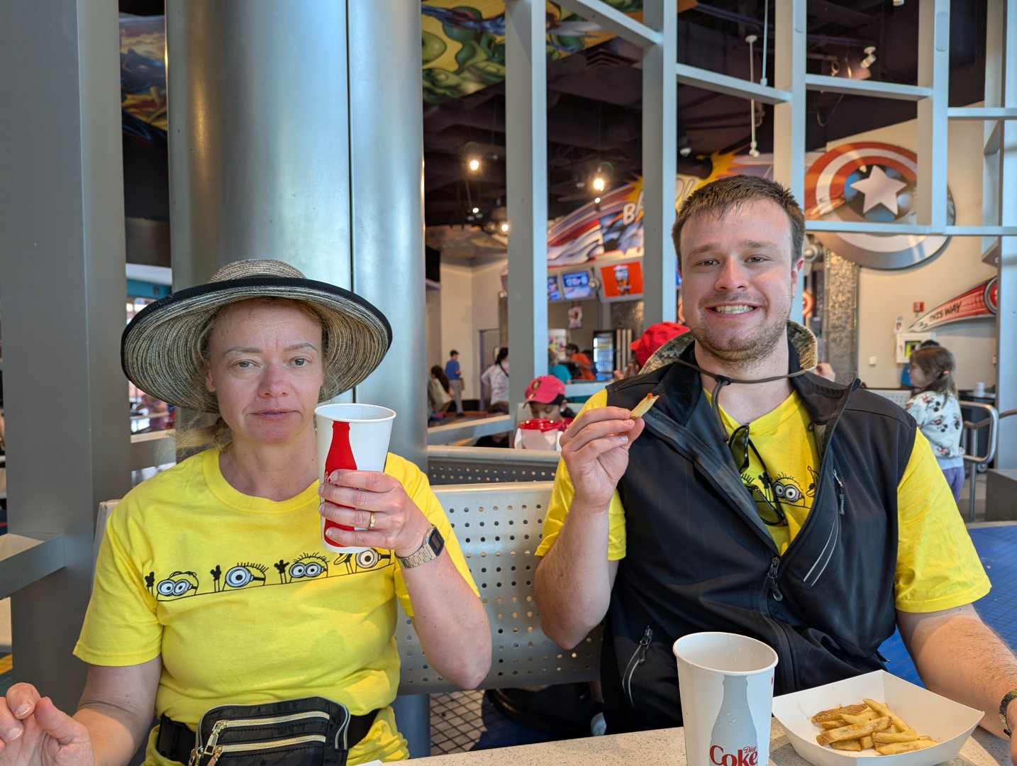 Lunch at the Marvel Cafe